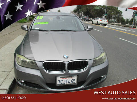 2010 BMW 3 Series for sale at West Auto Sales in Belmont CA
