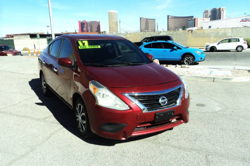 2017 Nissan Versa for sale at DESERT AUTO TRADER in Las Vegas NV