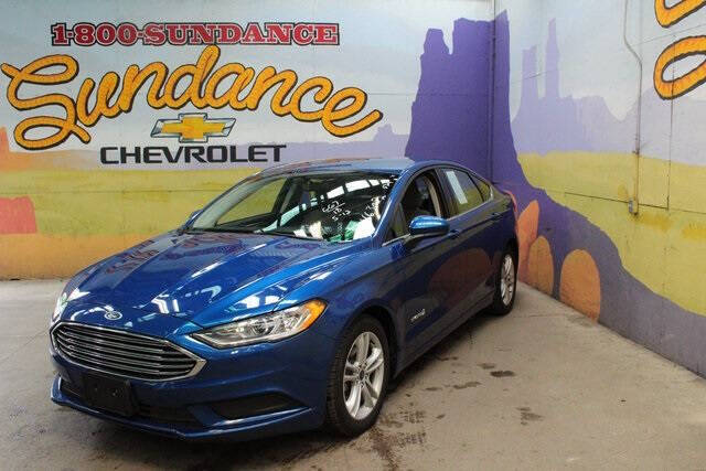 Used 2018 Ford Fusion Hybrid S with VIN 3FA6P0UU4JR101083 for sale in Grand Ledge, MI