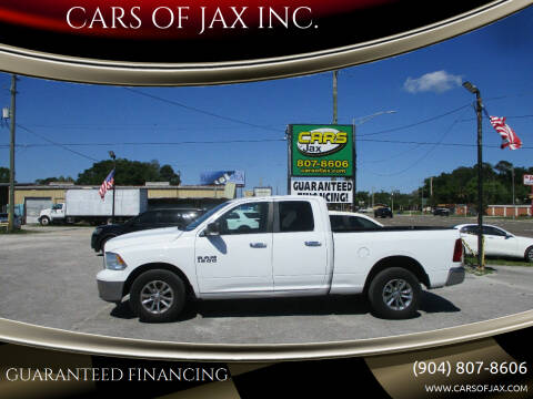 2014 RAM Ram Pickup 1500 for sale at CARS OF JAX INC. in Jacksonville FL