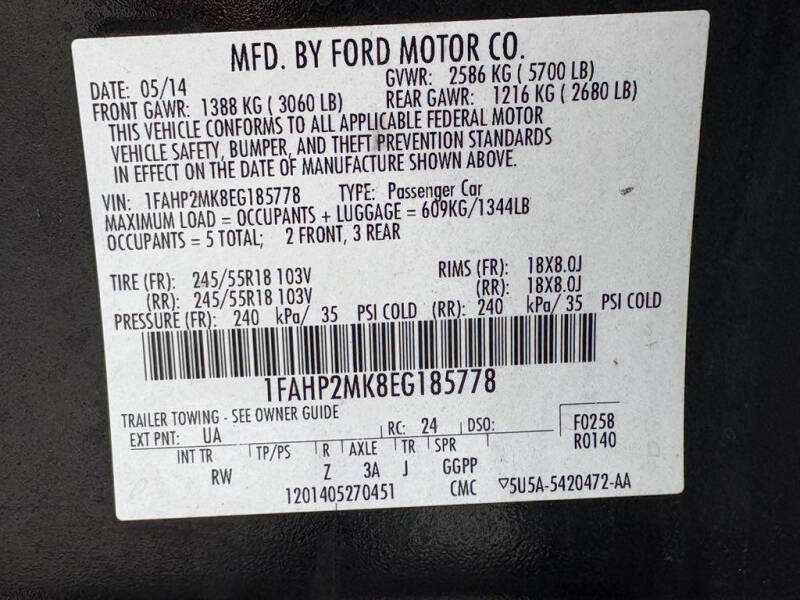 2014 Ford Taurus Police Interceptor