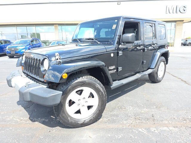 Used 2010 Jeep Wrangler Unlimited Sahara with VIN 1J4BA5H11AL192667 for sale in Bellefontaine, OH