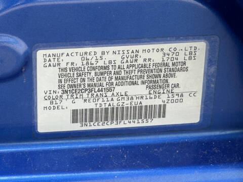 2015 Nissan Versa Note SV