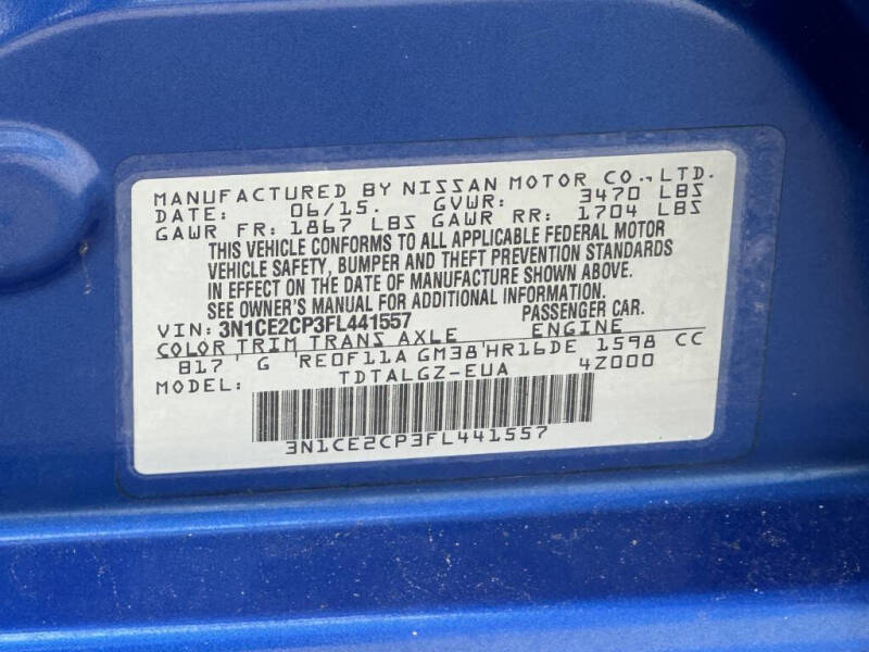 2015 Nissan Versa Note SV
