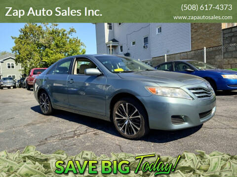 2010 Toyota Camry for sale at Zap Auto Sales Inc. in Fall River MA