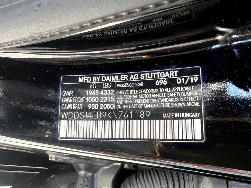 2019 Mercedes-Benz CLA CLA 250