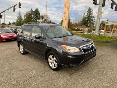 2016 Subaru Forester for sale at KARMA AUTO SALES in Federal Way WA