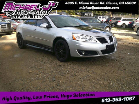 2010 Pontiac G6 for sale at MICHAEL J'S AUTO SALES in Cleves OH