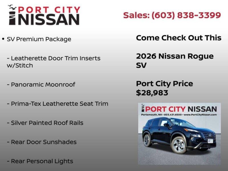 2026 Nissan Rogue SV