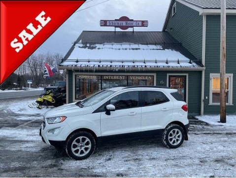 2020 Ford EcoSport for sale at SCHURMAN MOTOR COMPANY in Lancaster NH