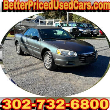 2004 Chrysler Sebring for sale at Better Priced Used Cars in Frankford DE