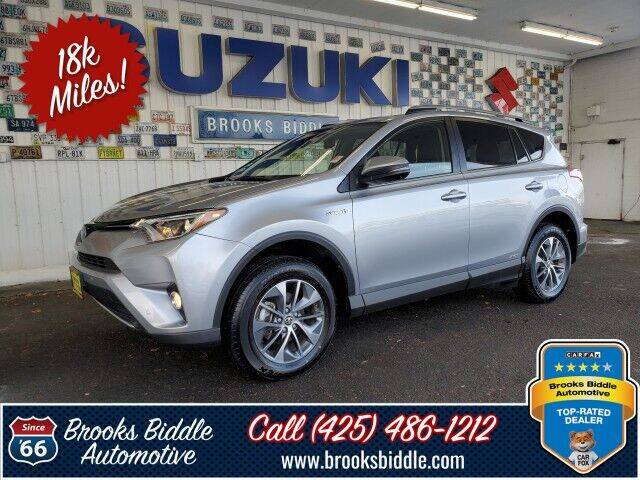 2018 Toyota RAV4 Hybrid for sale at BROOKS BIDDLE AUTOMOTIVE in Bothell WA