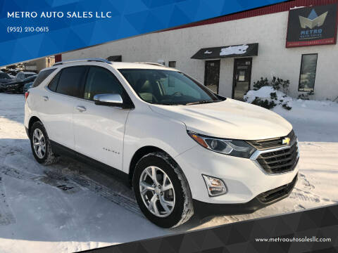 2018 Chevrolet Equinox for sale at METRO AUTO SALES LLC in Lino Lakes MN