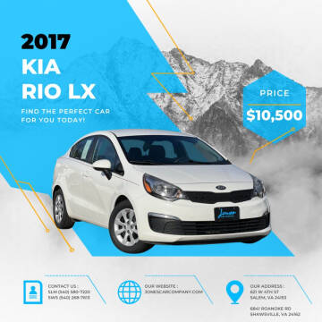 2017 Kia Rio for sale at Jones Car Company in Salem VA