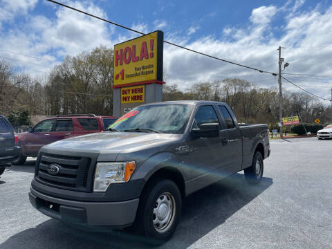 2012 Ford F-150 for sale at NO FULL COVERAGE AUTO SALES LLC in Austell GA