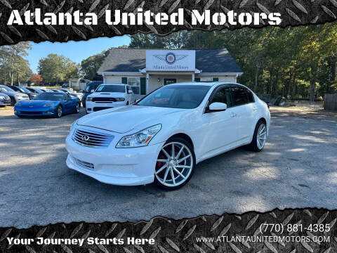 2009 Infiniti G37 Sedan for sale at Atlanta United Motors in Jefferson GA