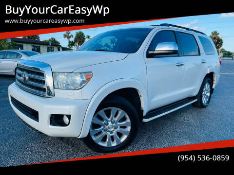 2012 Toyota Sequoia for sale at BuyYourCarEasyWp in Fort Myers FL