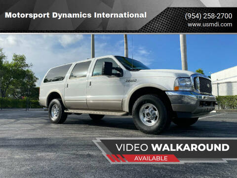 2000 Ford Excursion for sale at Motorsport Dynamics International in Pompano Beach FL
