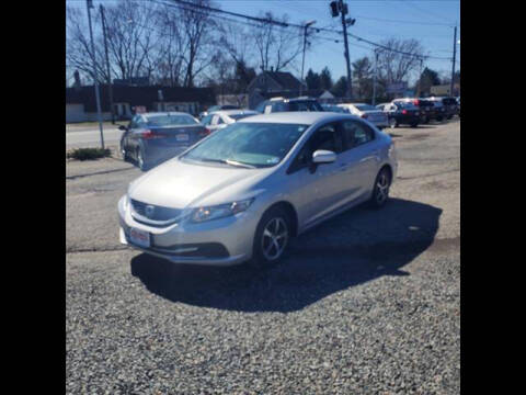 2015 Honda Civic for sale at Colonial Motors in Mine Hill NJ