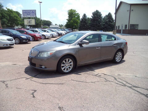 2012 Buick LaCrosse for sale at Budget Motors in Sioux City IA