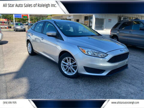 2015 Ford Focus for sale at All Star Auto Sales of Raleigh Inc. in Raleigh NC