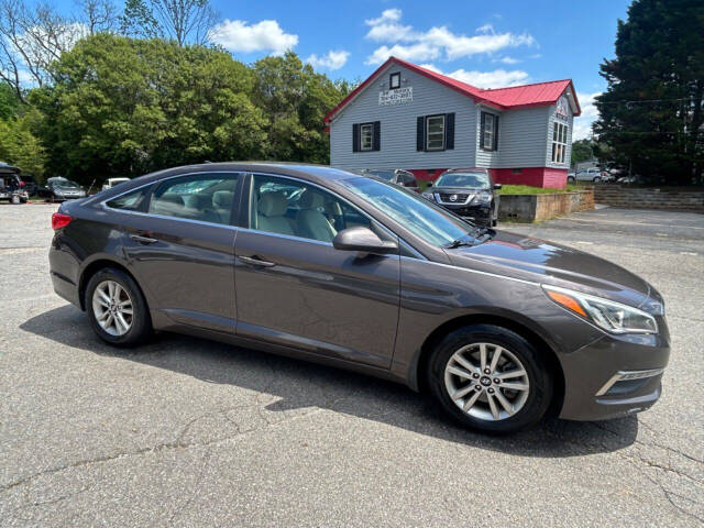 2015 Hyundai SONATA for sale at JNF Motors in Mount Holly, NC