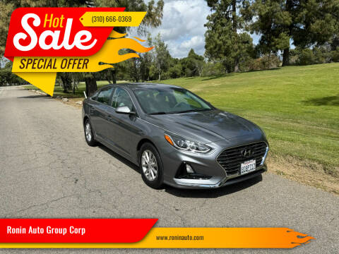 2018 Hyundai Sonata for sale at Ronin Auto Group Corp in Sun Valley CA