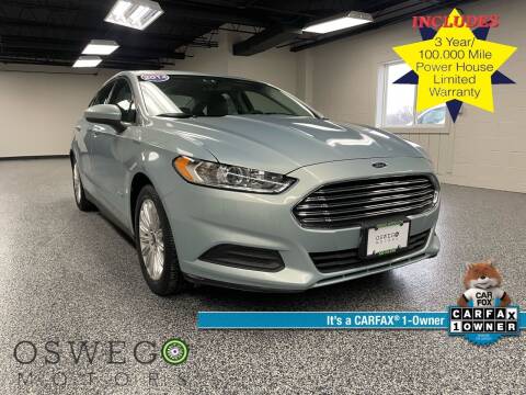 2014 Ford Fusion Hybrid for sale at Oswego Motors in Oswego IL