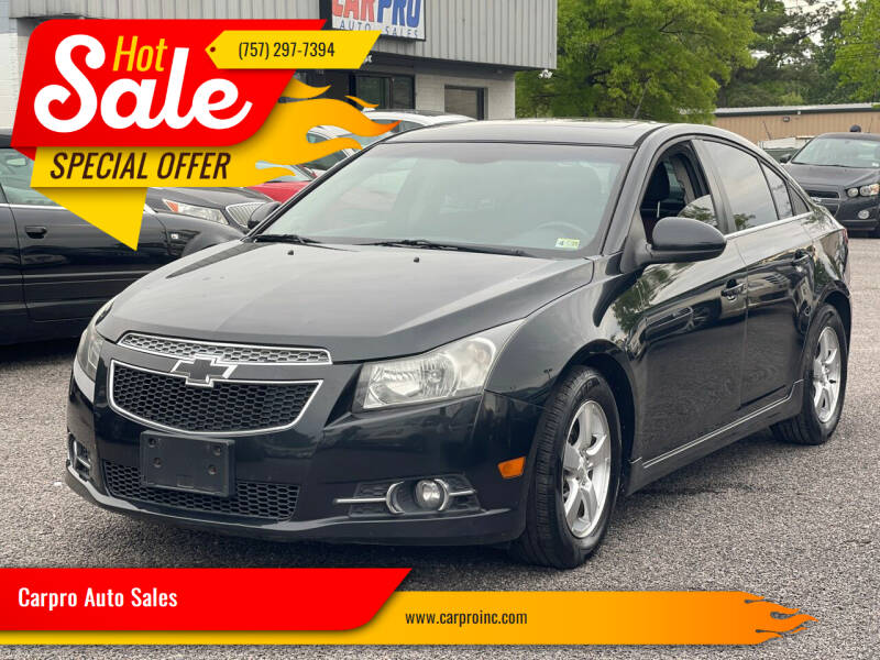 2013 Chevrolet Cruze for sale at Carpro Auto Sales in Chesapeake VA