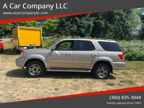 2004 Toyota Sequoia for sale at A Car Company LLC in Washougal WA