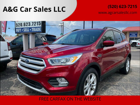 2018 Ford Escape for sale at A&G Car Sales  LLC in Tucson AZ