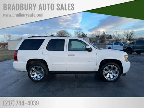 2011 Chevrolet Tahoe for sale at BRADBURY AUTO SALES in Gibson City IL