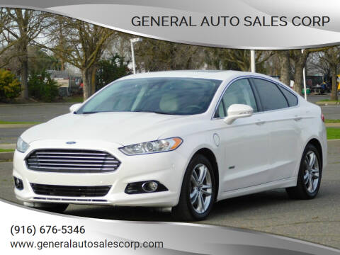 2015 Ford Fusion Energi for sale at General Auto Sales Corp in Sacramento CA