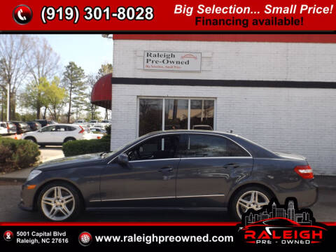 2013 Mercedes-Benz E-Class for sale at Raleigh Pre-Owned in Raleigh NC