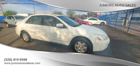 2005 Honda Accord for sale at Juniors Auto Sales in Tucson AZ