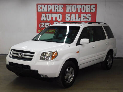2006 Honda Pilot for sale at EMPIRE MOTORS AUTO SALES in Langhorne PA