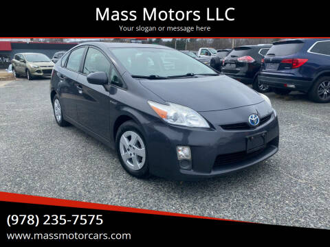 2011 Toyota Prius for sale at Mass Motors LLC in Worcester MA