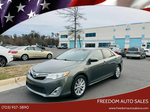 2012 Toyota Camry Hybrid for sale at Freedom Auto Sales in Chantilly VA