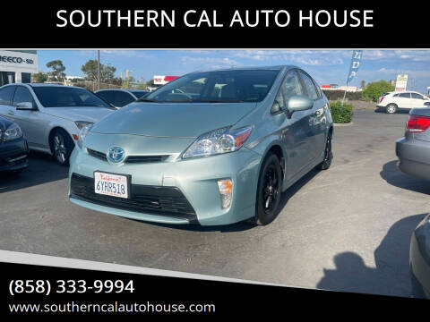 2013 Toyota Prius for sale at SOUTHERN CAL AUTO HOUSE Co 2 in San Diego CA
