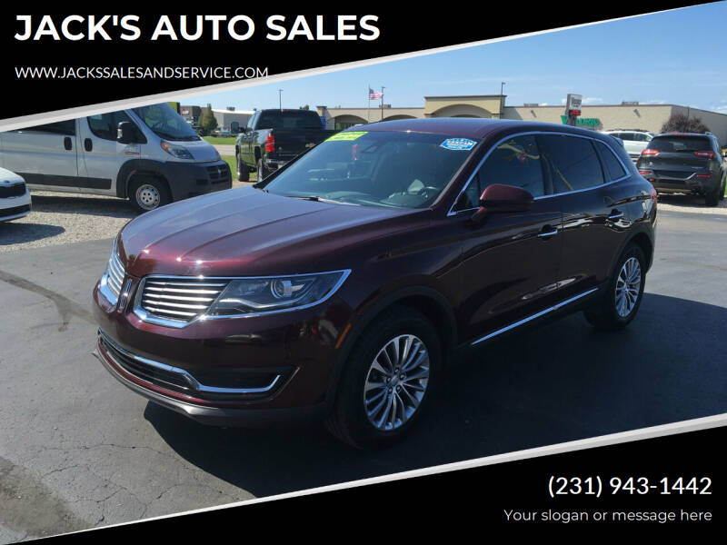 2017 Lincoln MKX for sale at JACK'S AUTO SALES in Traverse City MI