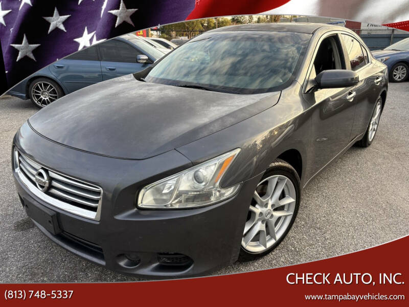 2012 Nissan Maxima for sale at CHECK AUTO, INC. in Tampa FL