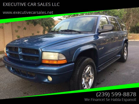 2002 Dodge Durango for sale at EXECUTIVE CAR SALES LLC in North Fort Myers FL