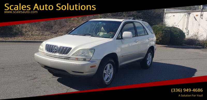 2002 Lexus RX 300 for sale at Scales Auto Solutions in Madison NC