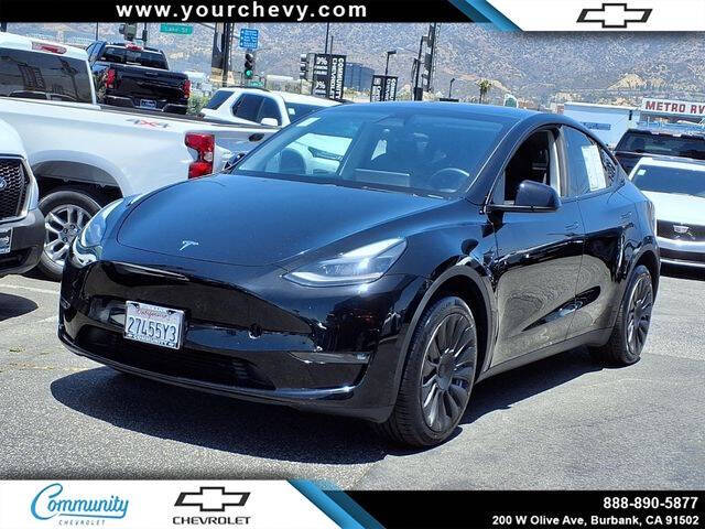 Black 2024 Tesla Model Y Long Range AWD Long Range 4dr Crossover 1