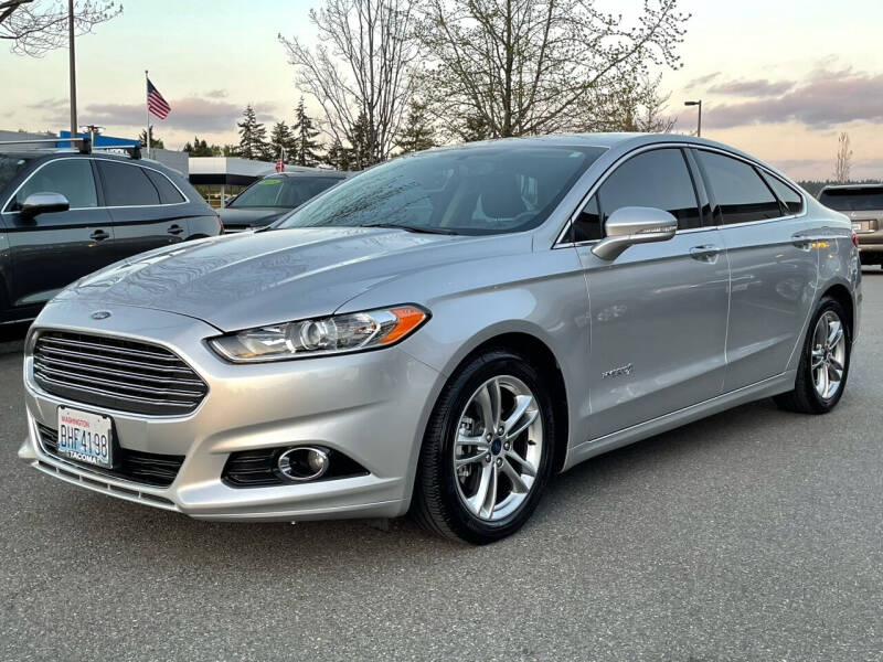 2015 Ford Fusion Hybrid for sale at GO AUTO BROKERS in Bellevue WA