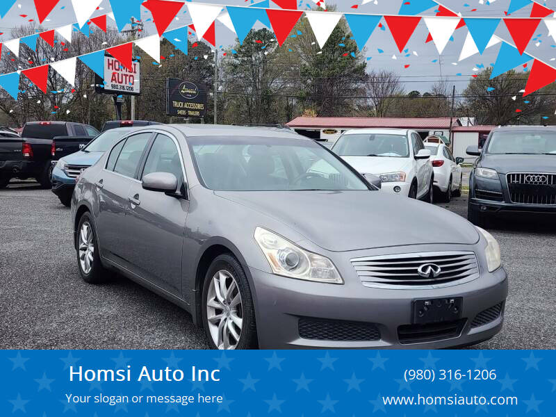 2008 Infiniti G35 for sale at Homsi Auto Inc in Kannapolis NC