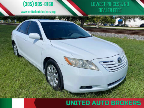 2008 Toyota Camry for sale at UNITED AUTO BROKERS in Hollywood FL