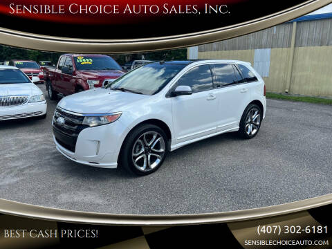 2013 Ford Edge for sale at Sensible Choice Auto Sales, Inc. in Longwood FL