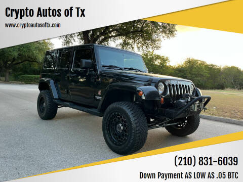 2013 Jeep Wrangler Unlimited for sale at Crypto Autos of Tx in San Antonio TX