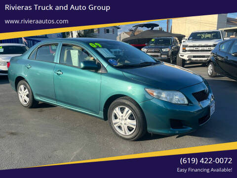 2009 Toyota Corolla for sale at Rivieras Truck and Auto Group in Chula Vista CA